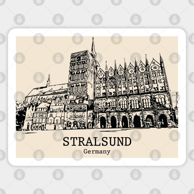 Stralsund - Germany Magnet by Lakeric